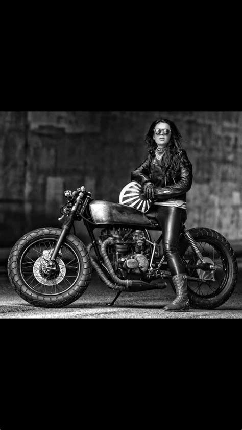 pin by mk on motorcycle motorcycle girl cafe racer girl biker girl