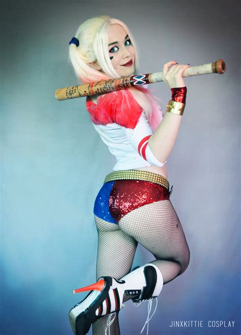 harley quinn suicide squad jinxkittie cosplay by