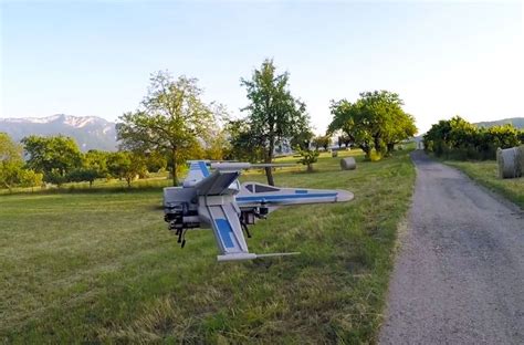 wing drone joins fleet  diy star wars vehicles