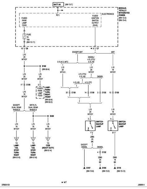 dodge ram  wiring diagram wiring draw  schematic