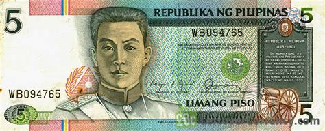 philippine peso emilio aguinaldo exchange   cash
