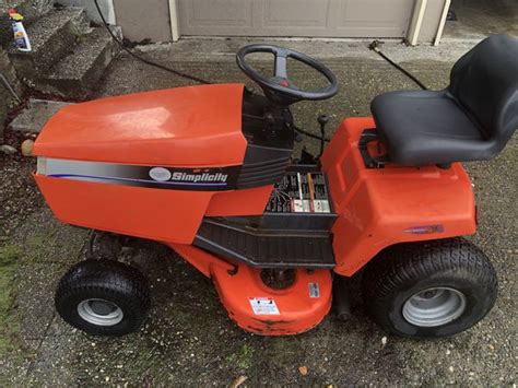 Simplicity Riding Mower 38 Inch Deck For Sale In Tacoma Wa Offerup