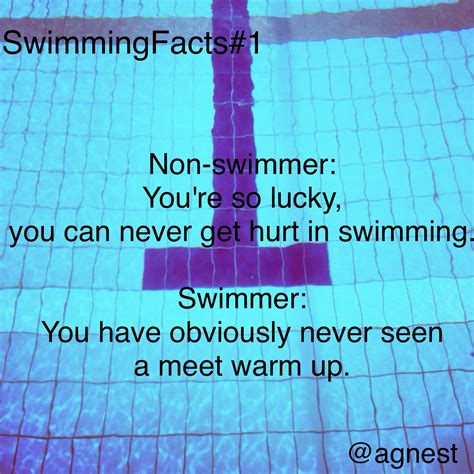 i had a meet today and the warm up was so cramped swimming quotes