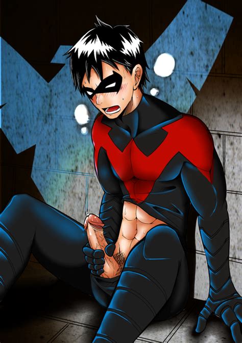 Nightwing Masturbation Dick Grayson Erotic Pics