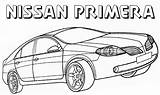 Nissan Coloring Pages sketch template