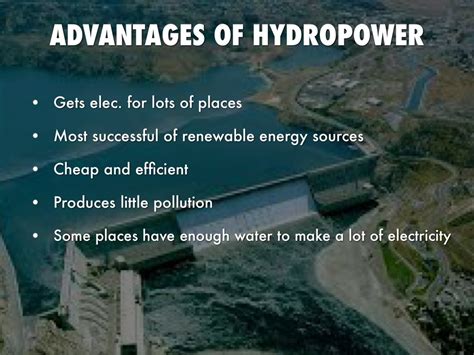 hydroelectric dams advantages  disadvantages