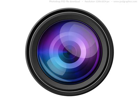 psd camera lens icon psdgraphics