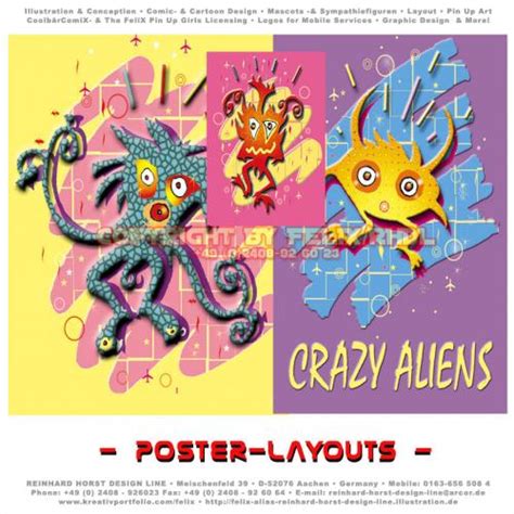 Crazy Aliens By Felixfromac Media And Culture Cartoon