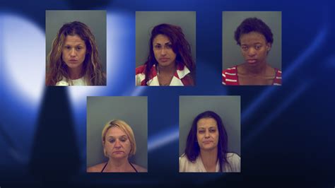 five arrested in prostitution sting