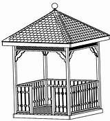 Gazebo Plans Designs Easy Diy Building Template Step Deck Pages Mega Craft Pack Plan Different Pattern Hexagon Woodworking 10ft Wood sketch template