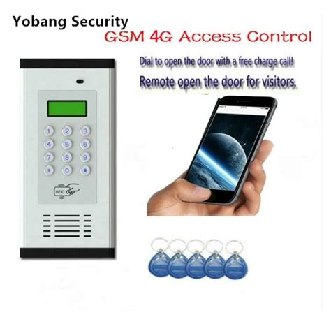 yobang security freeship appartement gsmg draadloze intercom deurbel bellen de telefoon om de