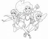 Super Coloring Printable Hero Pages Girls Dc High Woman sketch template