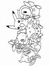 Pokemon Coloring Pages Printable Cute Picgifs Book Easter sketch template