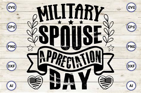 military spouse appreciation day graphic  artunique creative fabrica