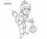 Hanuman Drawing Lord Coloring Sketch Wallpaper Colour Wallpapers Pages Template sketch template