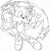 Tails Sonic Coloring Pages Drawing Fly Deviantart High Getdrawings Manga sketch template
