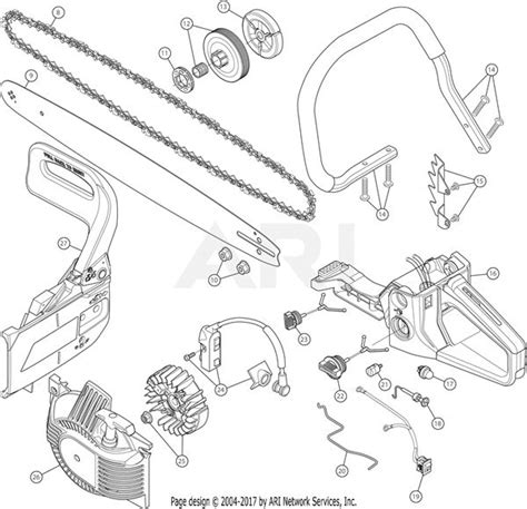 craftsman chainsaw parts diagram