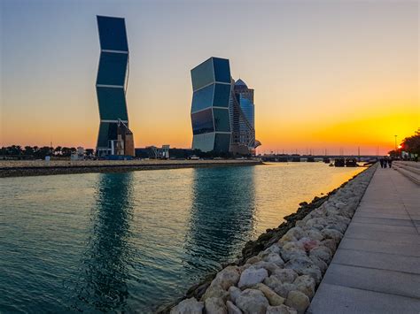 places    sunset  qatar qatar living