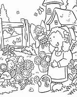 Garden Coloring Pages Vegetable Flower Kids Drawing Complex Fairy Getcolorings Printable Getdrawings Flowers Daisy sketch template