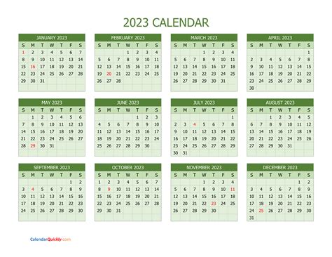 yearly calendar  calendar quickly