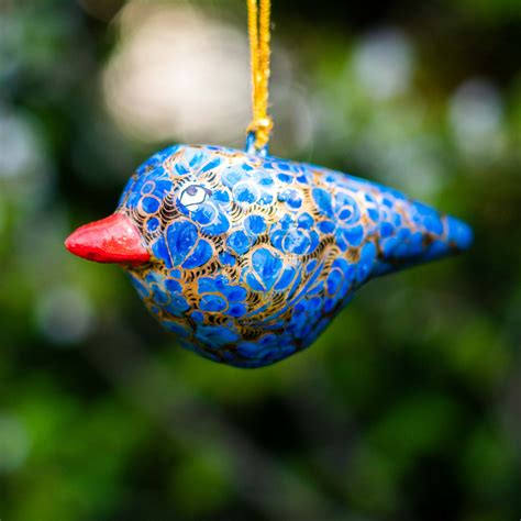 vogel aus pappmache  tara textile