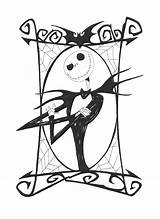 Nightmare Christmas Before Coloring Pages Skellington Jack Drawings Print Halloween Colouring Sheets sketch template