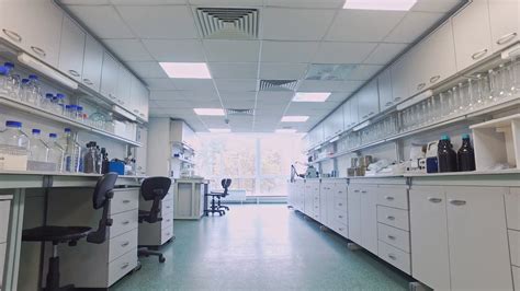 science laboratory room steadyshot  modern stock footage sbv  storyblocks