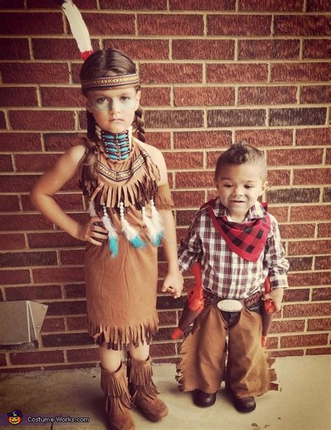 cowboys  indians kids halloween costume