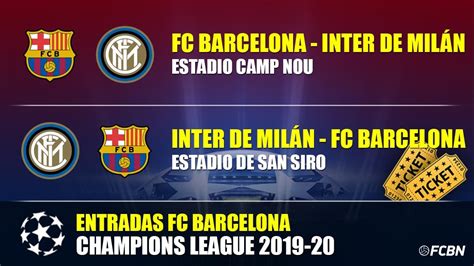 entrances fc barcelona inter milan champions league