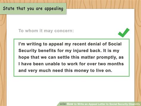 writing  appeal letter  disability writing  social security
