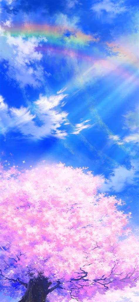 apple iphone wallpaper bd76 anime sky
