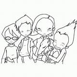 Lyoko Code Coloring Pages Coloriage Yumi Comments Books sketch template