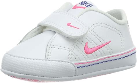 nike baby girls  court tradition lea cbv walking baby shoes white size   months amazon