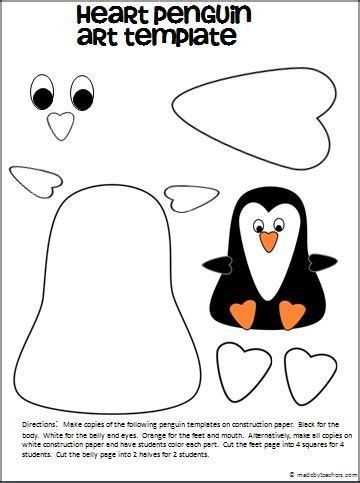 image result  penguin craft template winter preschool winter crafts