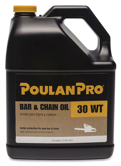 poulan pro bar  chain  oil   gallon bottle  liters