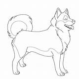Coloring Husky Pages Siberian Popular Sheets sketch template