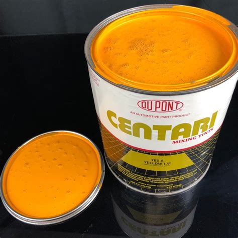 dupont centari mixing tint acrylic enamel auto paint yellow lf  gallon