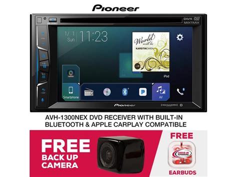 pioneer avh nex   backup camera multimedia dvd receiver   wvga display