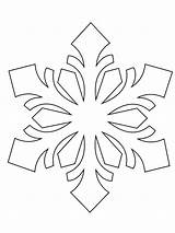 Snowflake Stencils Homecolor sketch template
