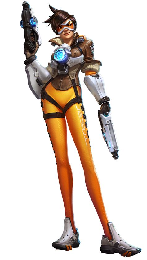 tracer cg characters art overwatch