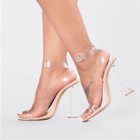 The Glass Slipper No Offers Nwt Fashion Nova Shoes Clear Strap
