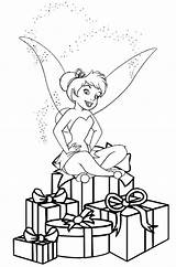 Christmas Coloring Disney Pages Fairy Princess Book sketch template