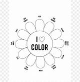 Wheel Color Coloring Background Transparent Toppng sketch template