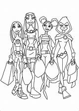 Titans Teen Coloring Pages Go Kids sketch template