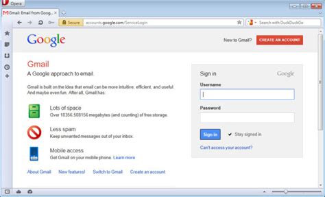sign  gmail open gmail account
