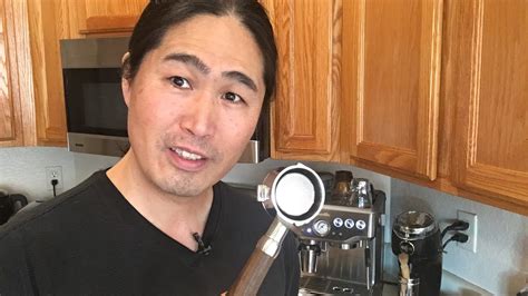espresso channeling breville barista express youtube