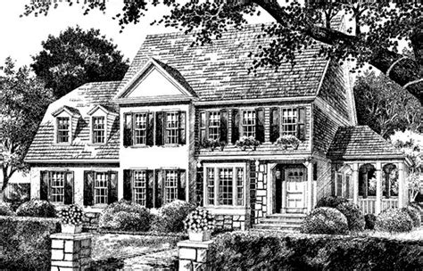 exterior  main level plans southern living house plans southern house plans cottage floor