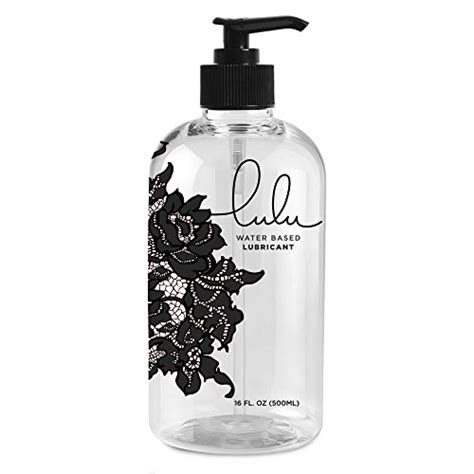 personal lubricant lulu lube natural water based lubes for men and women 16 oz lubricants