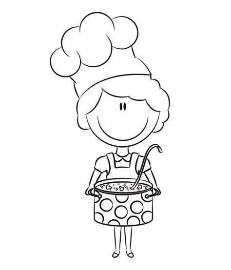 chefmaster   chef coloring pages coloring pages