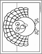 Turkey Coloring Pages Cute Sheet Thanksgiving Printable Turkeys Printables Baby Interactive Getdrawings Colorwithfuzzy sketch template